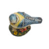 top of blue tit cloisonne trinket holder