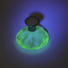 vaseline perfume bottle glowing