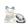 hand painted zimbabwe porcelain cat 2