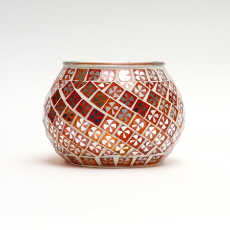 mosaic tealight holder