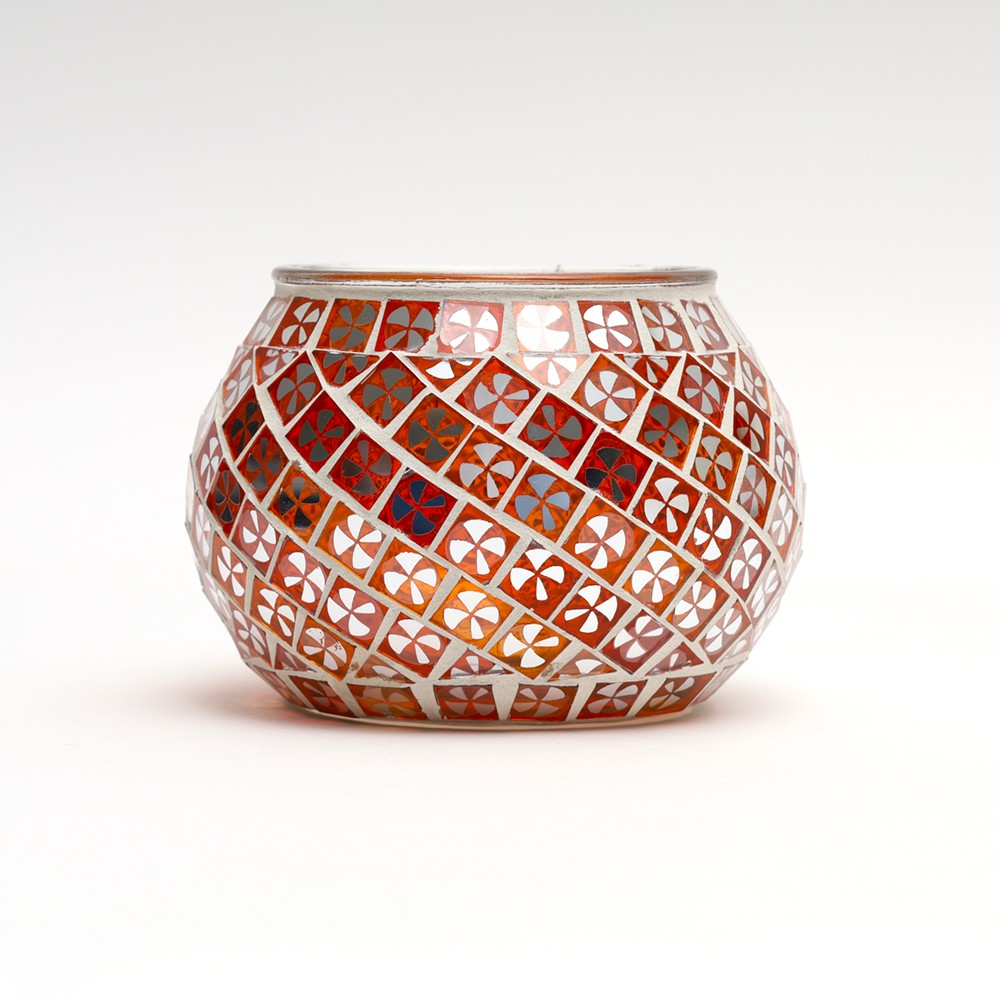 mosaic tealight holder