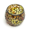 glass mosaic tealight holder 2