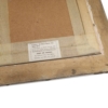 rear of ornate gold rocco style picture frame 2
