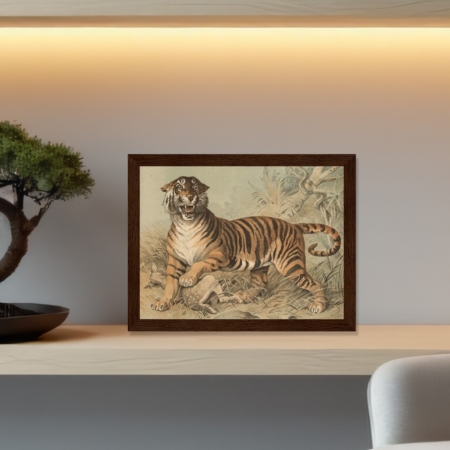 vintage tiger poster