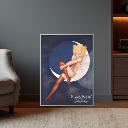 blue moon stockings poster
