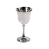 single silverplated wine goblet